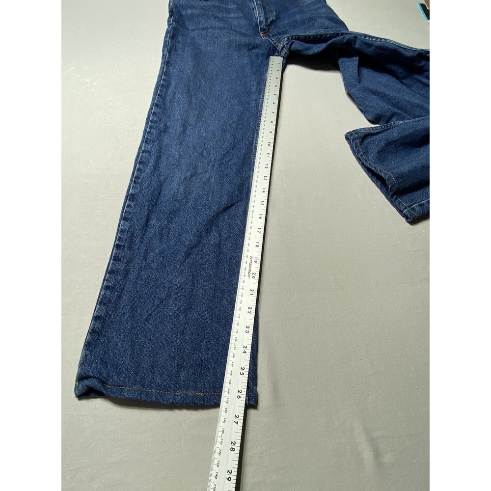 MNG Mango Matilda Wide Leg Jeans Women's US‎ 6 Blue High Rise - Picture 3 of 14